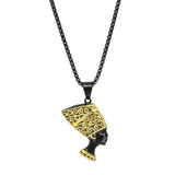 14k Gold Plated Queen Nefertiti Necklace