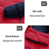 Men's Winter Puffer Coat Casual Fur Hooded Warm Outwear Jacket