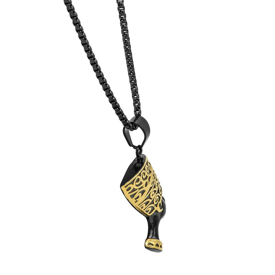 14k Gold Plated Queen Nefertiti Necklace