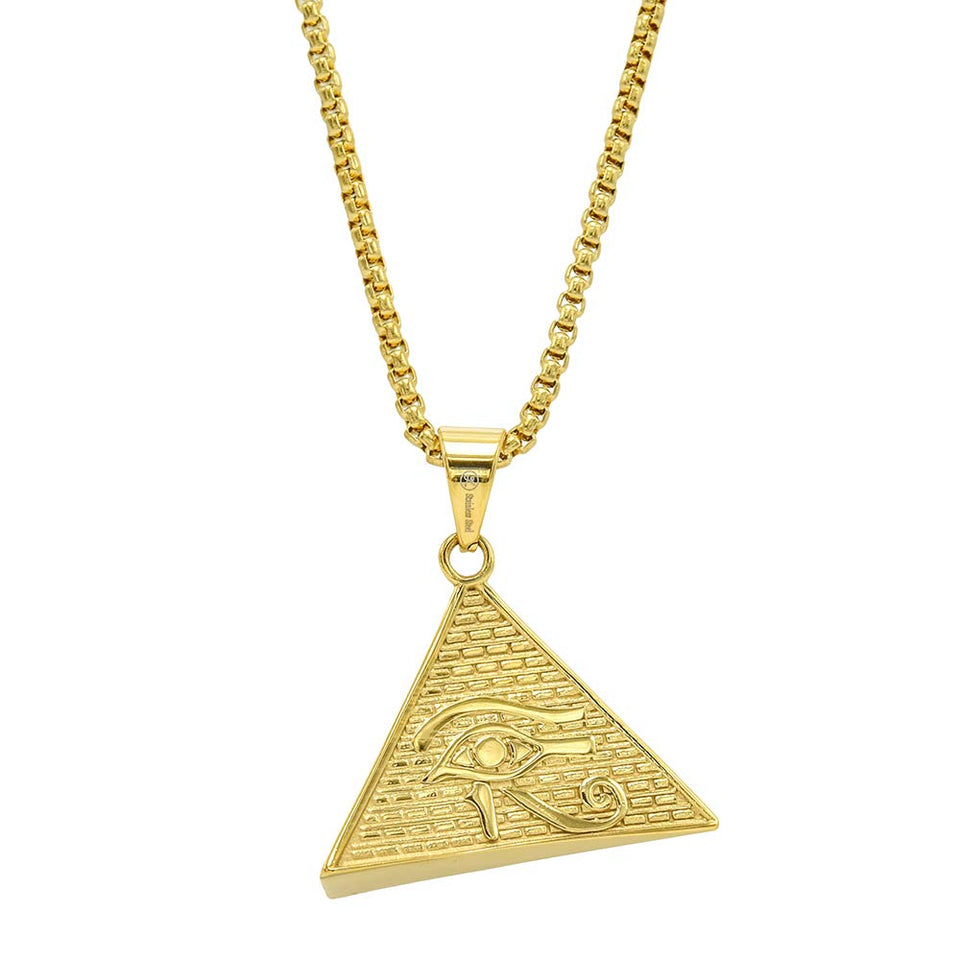 14k Gold Plated Queen Nefertiti Necklace