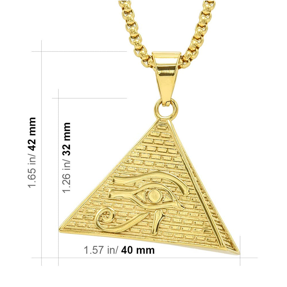 14k Gold Plated Queen Nefertiti Necklace