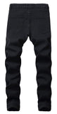 Men's Slim Fit Destroyed Ripped Jeans