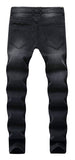 Men's Slim Fit Destroyed Ripped Jeans