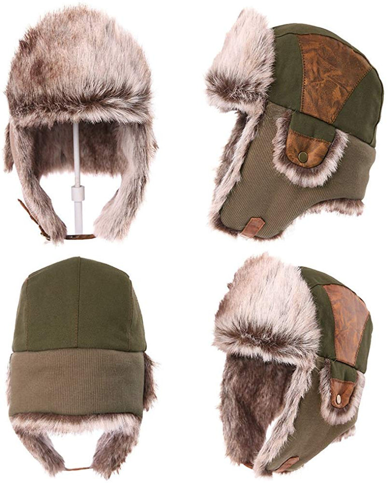 Faux Fur Trapper Hat
