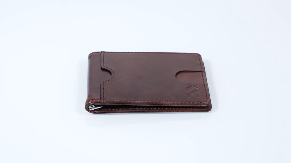 The Minimalist Leather Wallet With Clip and RFID Blocking Technology