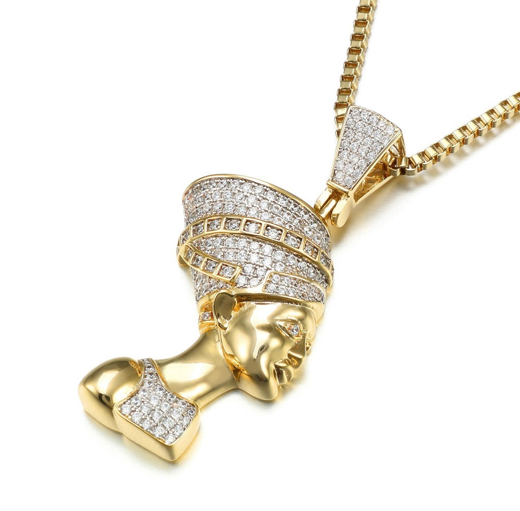 Nefertiti Diamond pendant with chain