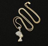 Nefertiti Diamond pendant with chain