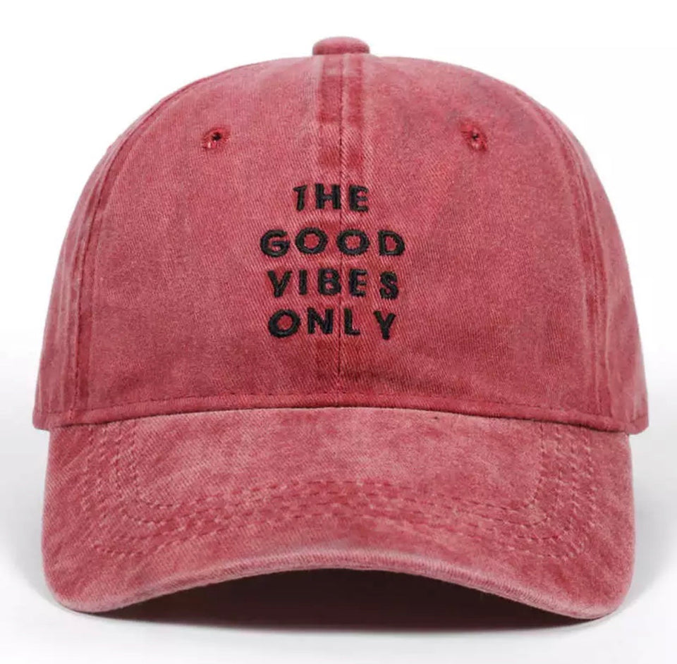 “The Good Vibes Only” Dad Hat