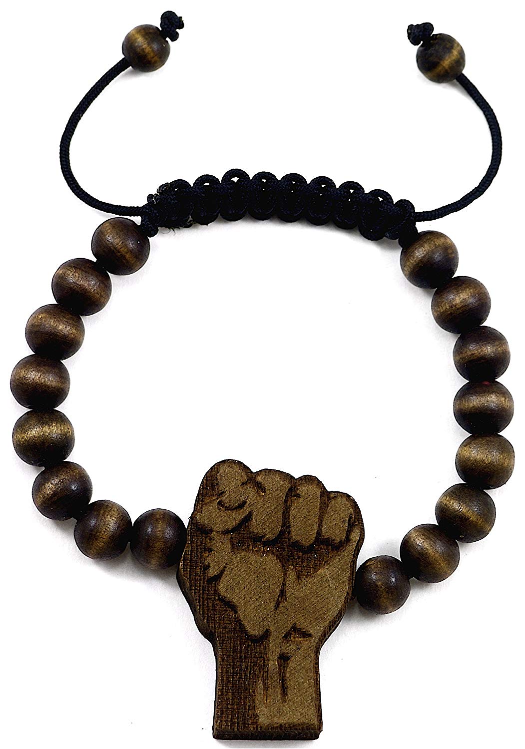 Black Power Fist Bracelet