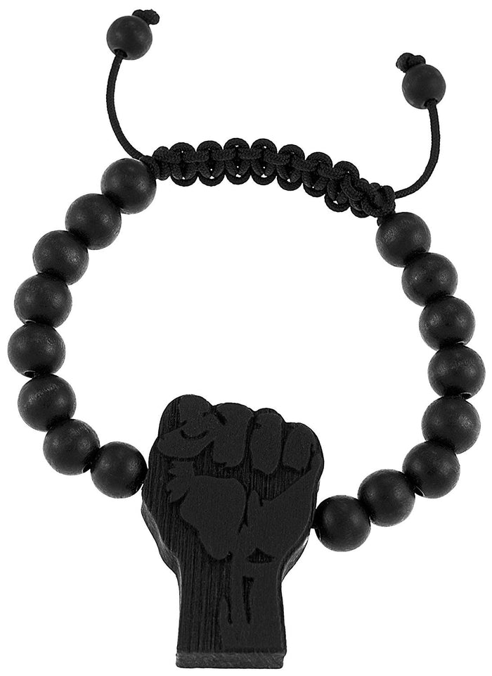Black Power Fist Bracelet